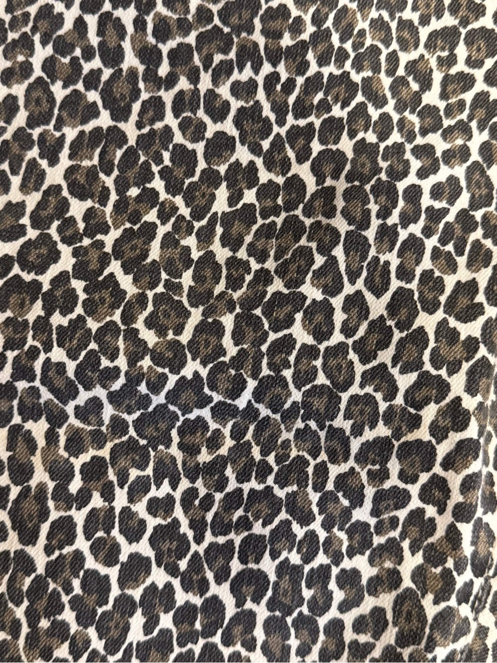 New Current Elliott Sz 28 Snow Leopard The Fling High Rise Straight Leg Jeans - Picture 3 of 7